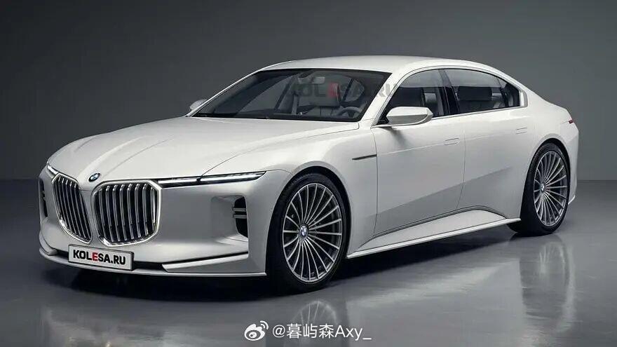 大v聊车 下一代宝马7系或于2032年推出，如果长这样你，现款第七代宝马7系于2
