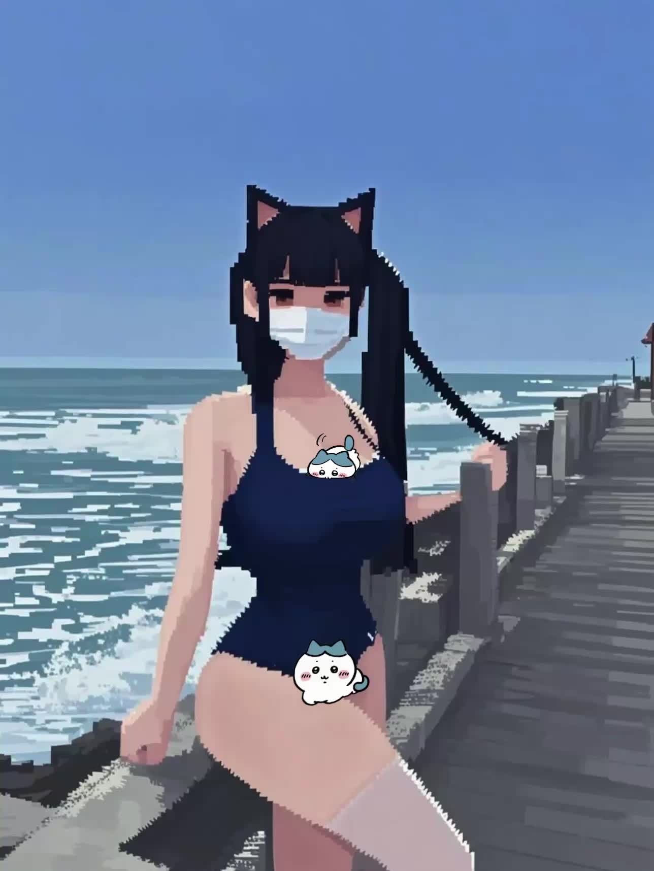 海边穿搭无不良引导