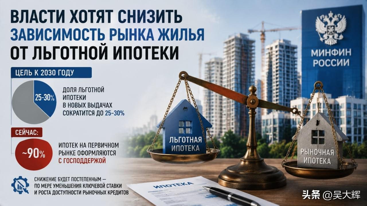 新房市场九成依赖贴息贷款，俄财政部提出渐进式缩减优惠房贷方案

《消息报》报道，
