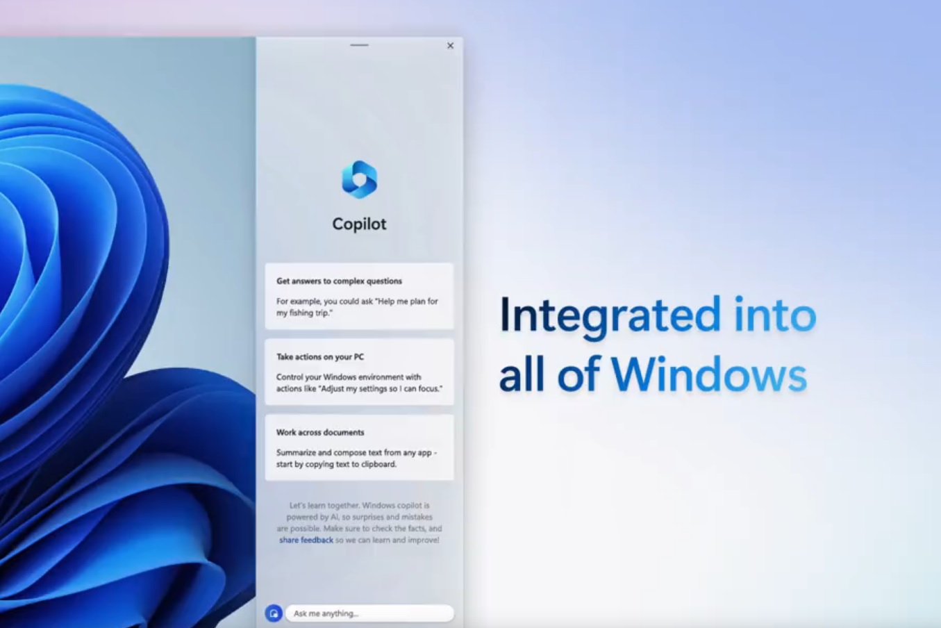 今天，微软宣布为 Windows Copilot 添加一系列新功能和新能力，这些