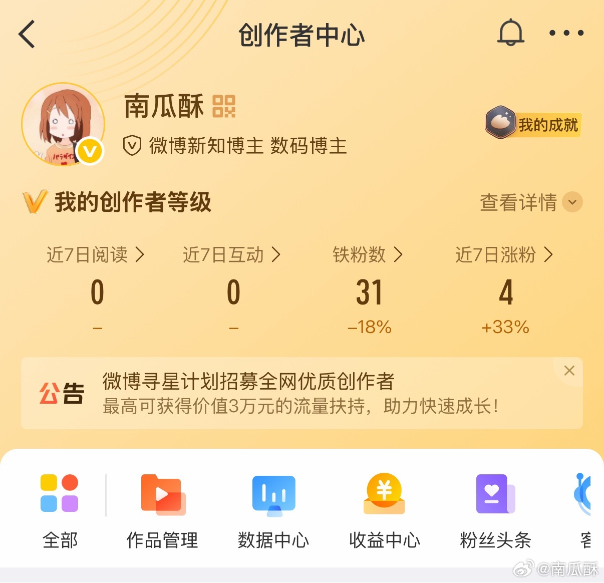 90天没动态，居然还有31 个铁粉，泪目了这几天还会发红包，大家看到我一定要互动