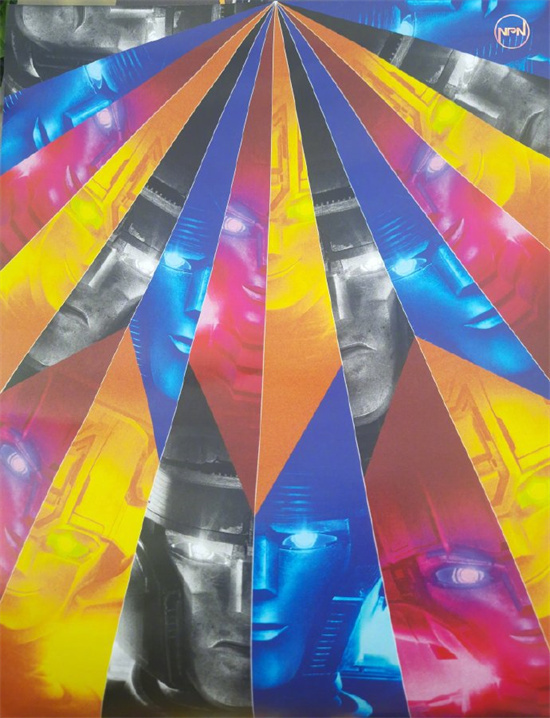 近日，《变形金刚》系列新作《#变形金刚：起源#》发布一张新海报，黑白的世界被斑斓