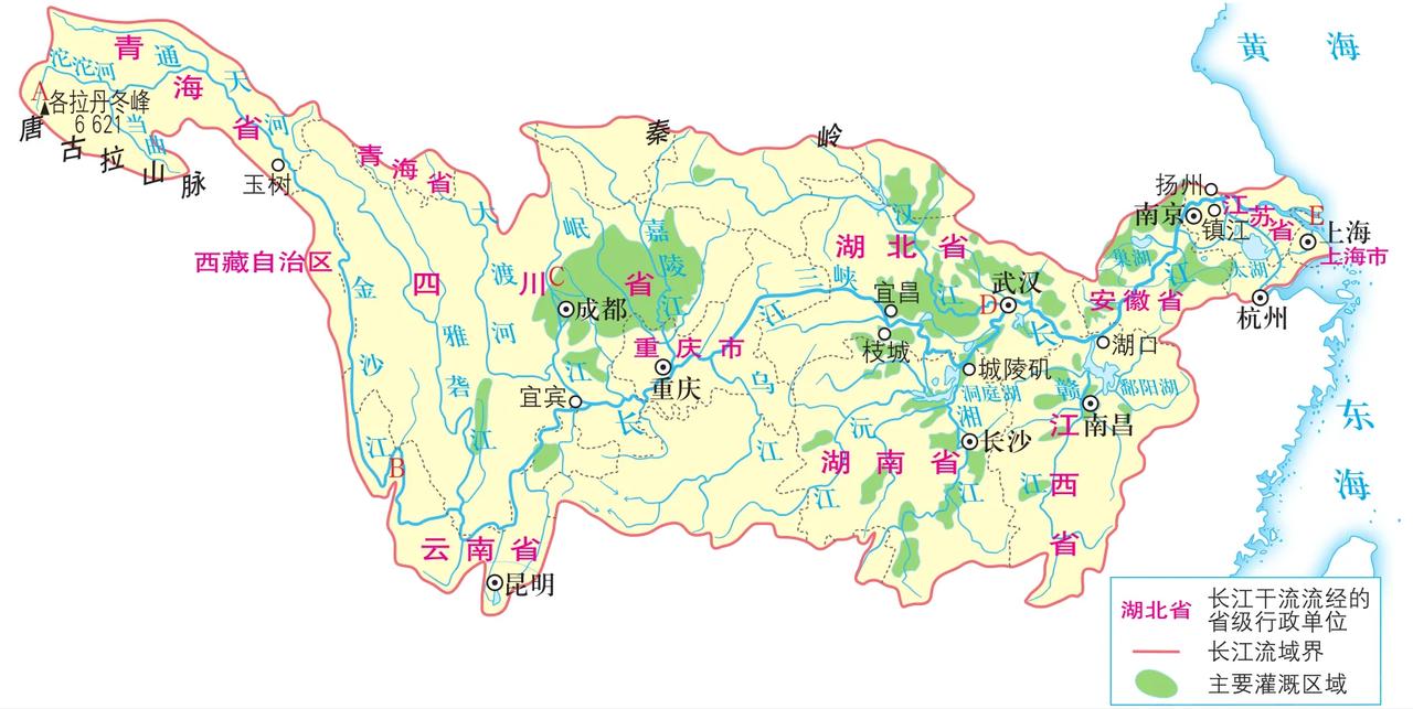 要想内陆财富超过沿海，除非长江黄河珠江水倒流。如图，现代财富的集聚和江河湖海的流