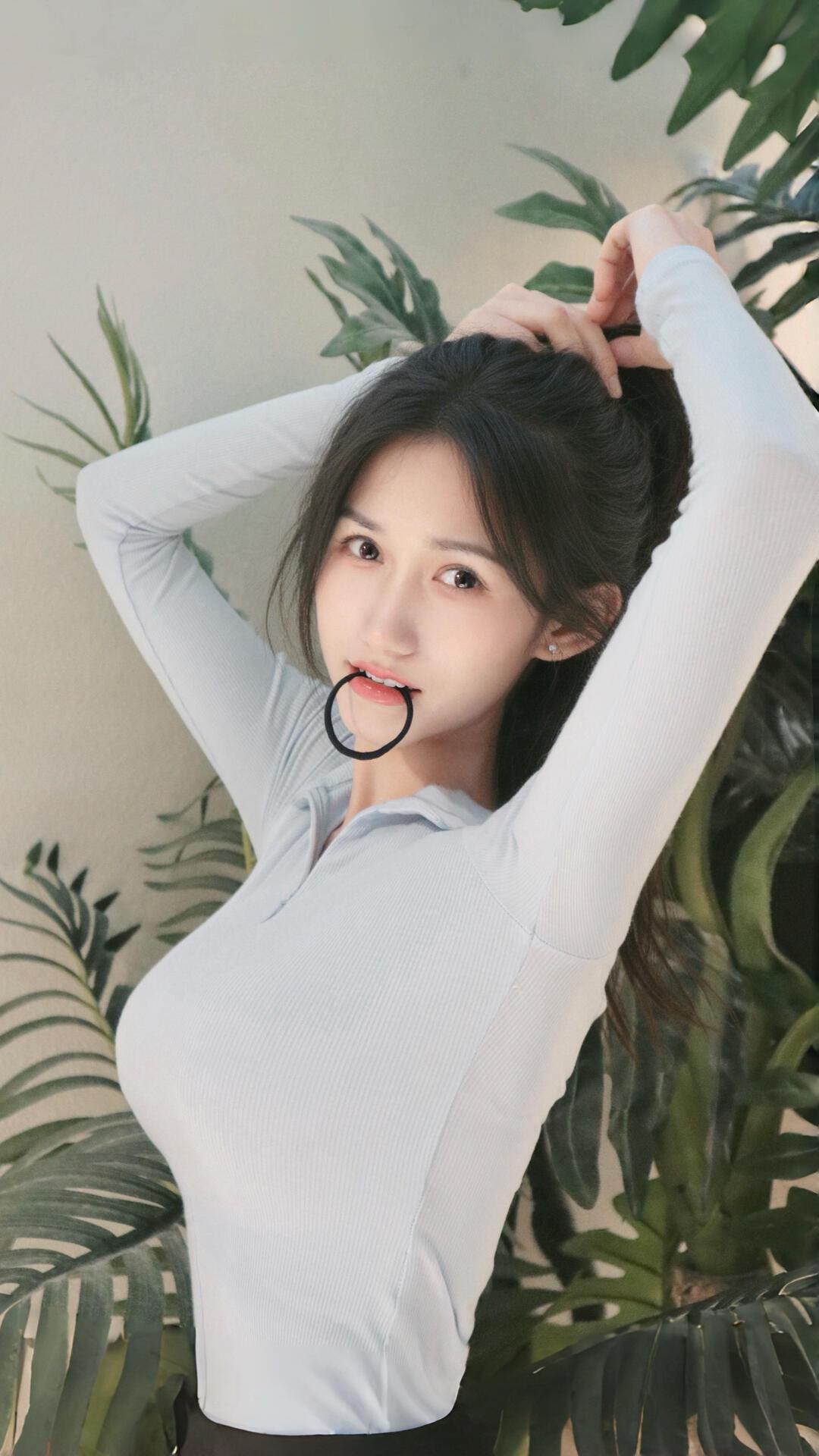 冬日生活打卡季高马尾是青春的代名词