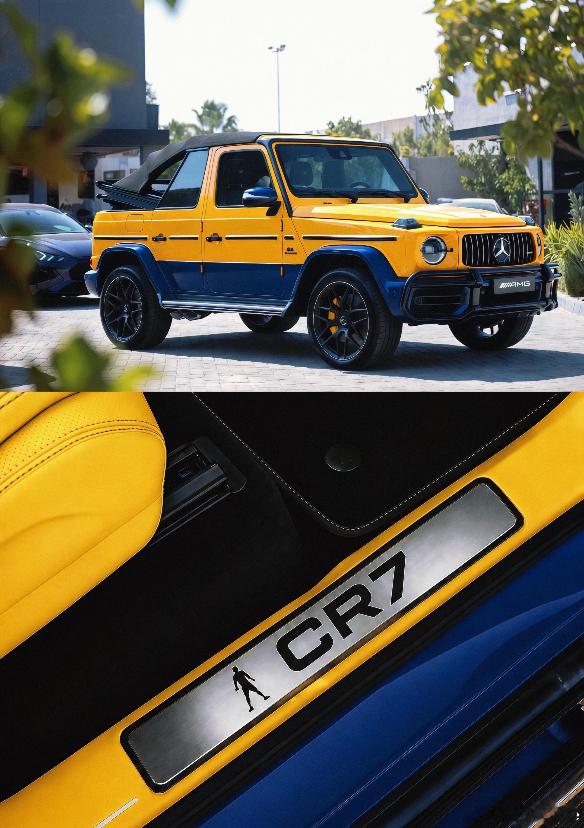 C罗用周末加个班的功夫就赚到了一辆AMG G63 Cabriolet 你受得了么