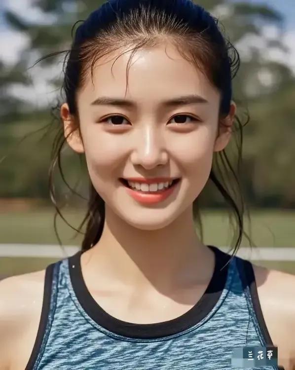 哇！美女如云呀。
美女笑起来真好看！
