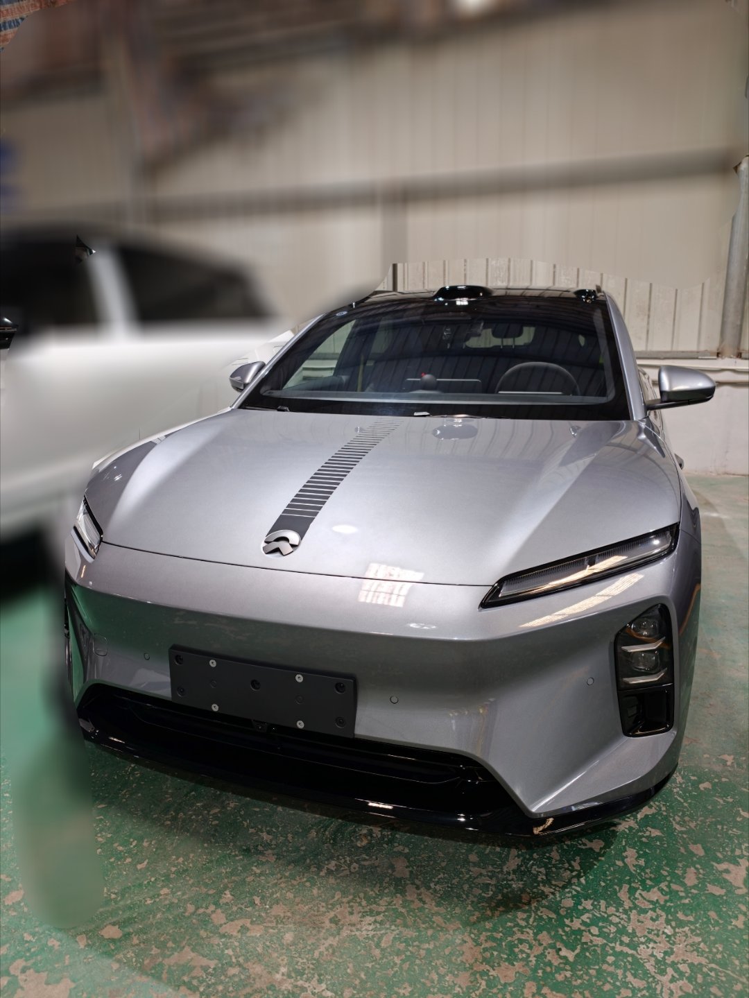 这台ET5T的拉花相当帅气啊蔚来新能源汽车
