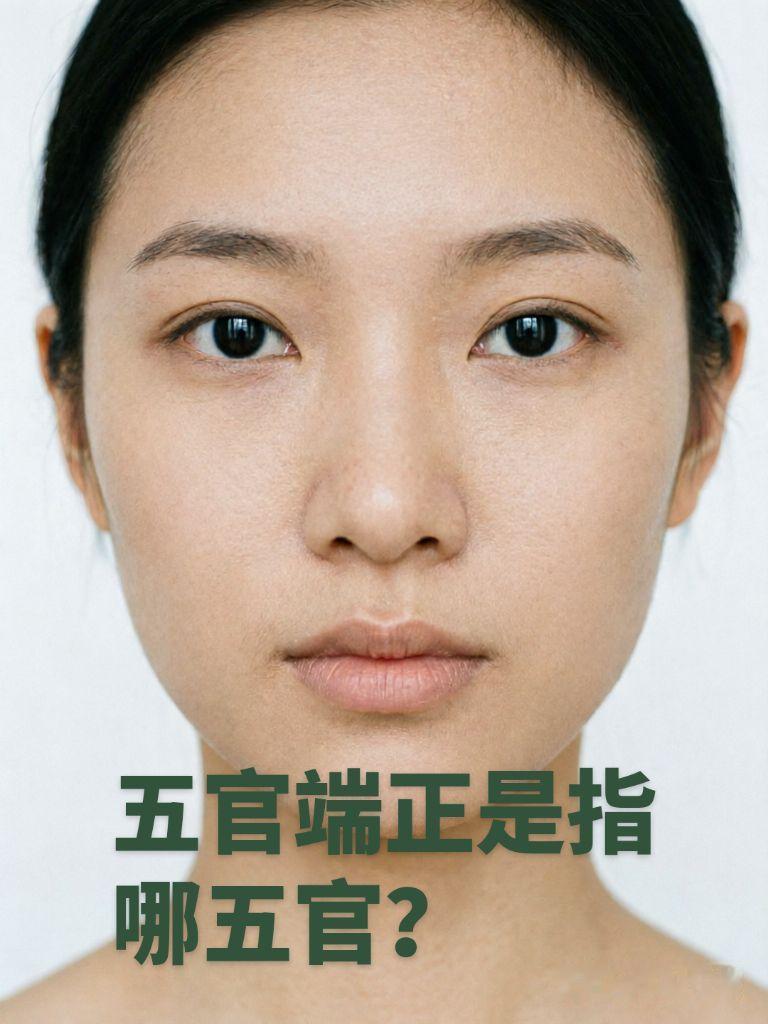 日常说的五官端正，传统和通俗说法有两种，现在日常评价长相多用后者：
 
1. 通