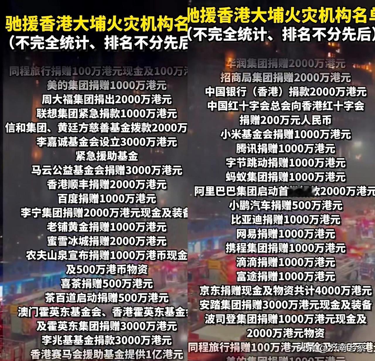香港大埔火灾太让人痛心了，截至目前已造成128人遇难。这场火灾救援共出动391架