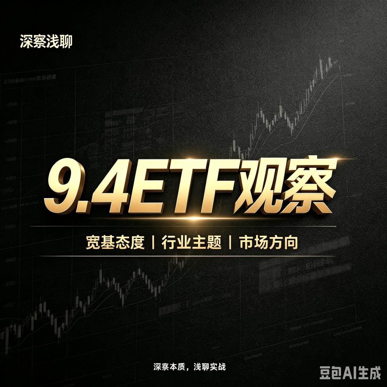 复盘昨天9月3日ETF数据初步判断：宽基在托底，但上证今天仍有可能调整；科技在接