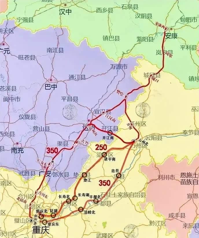 新渝万高铁的即将投入运营。
重庆东 → 涪陵北：约15分钟
重庆东 → 丰都北：