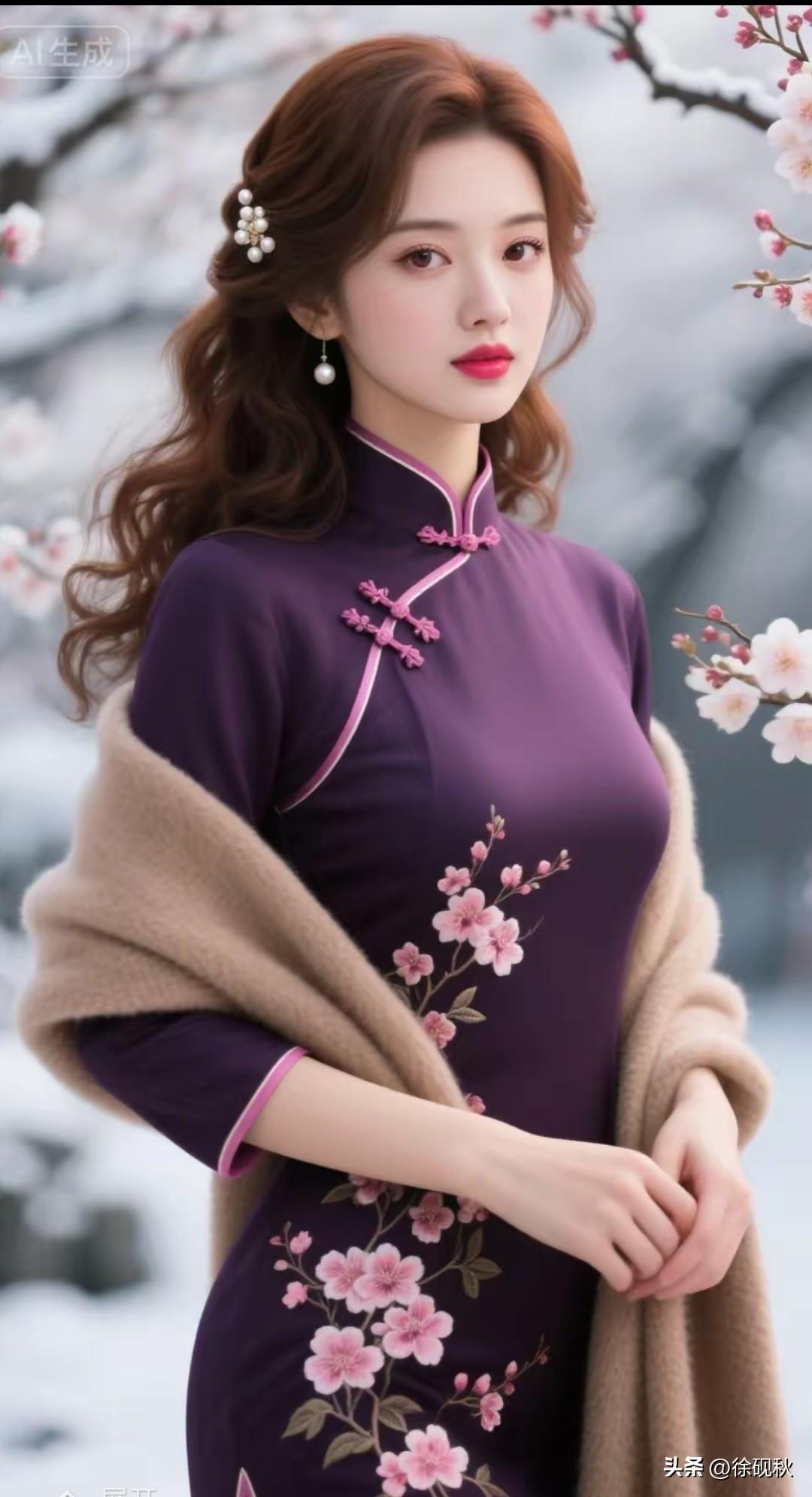 旗袍雅致，国风古韵
大家闺秀，小家碧玉。
贴身裁剪，凸显性感。
上得厅堂，下得厨