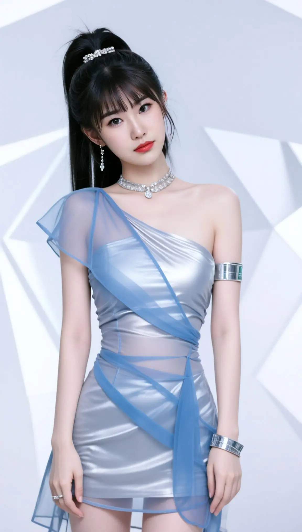 AI潮酷辣妹写真 ai创作