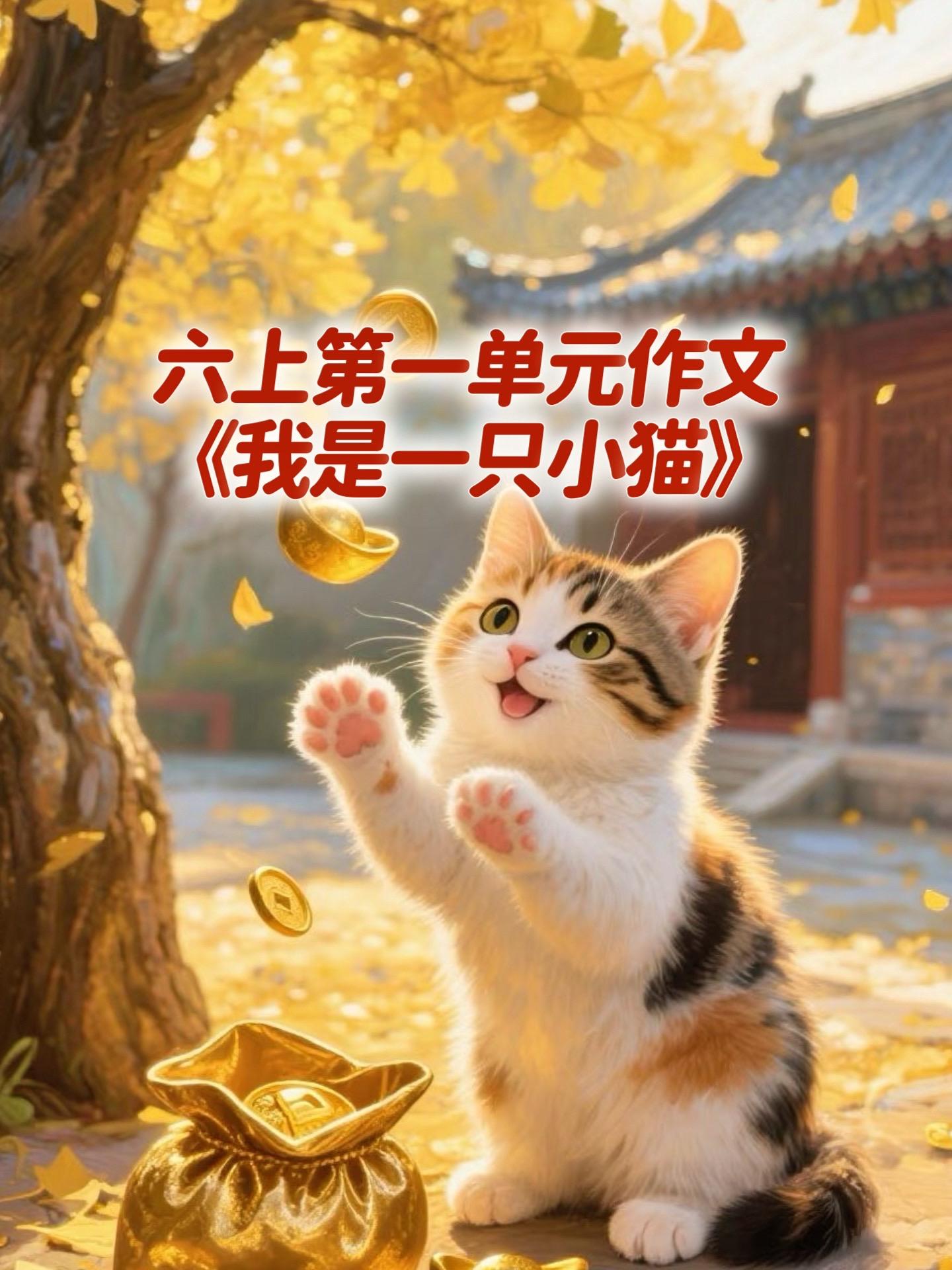 《我是一只小猫》 优秀范文。家长必读，小学六年级上册第一单元习作《变形...