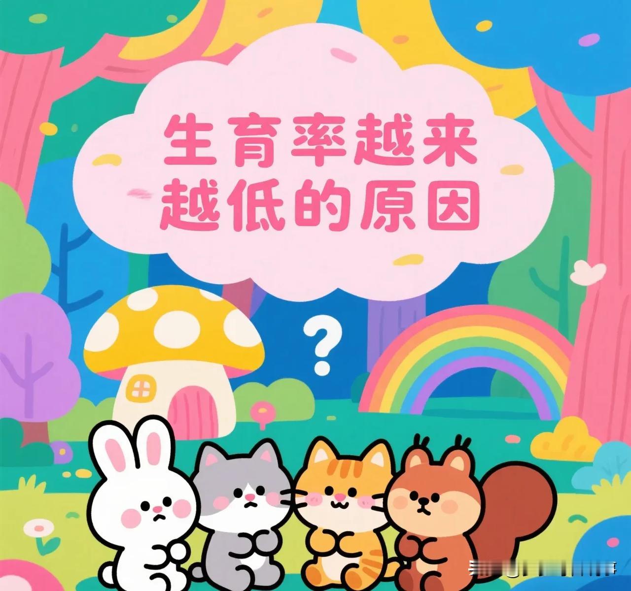 - 生育观念转变：计划生育政策长期影响，使人们形成“少生优育”的惯性思维，倾向于