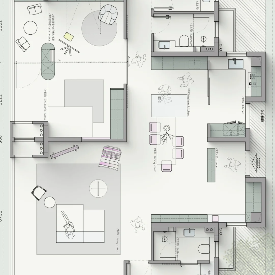 两户打通秒变大平层/4版方案