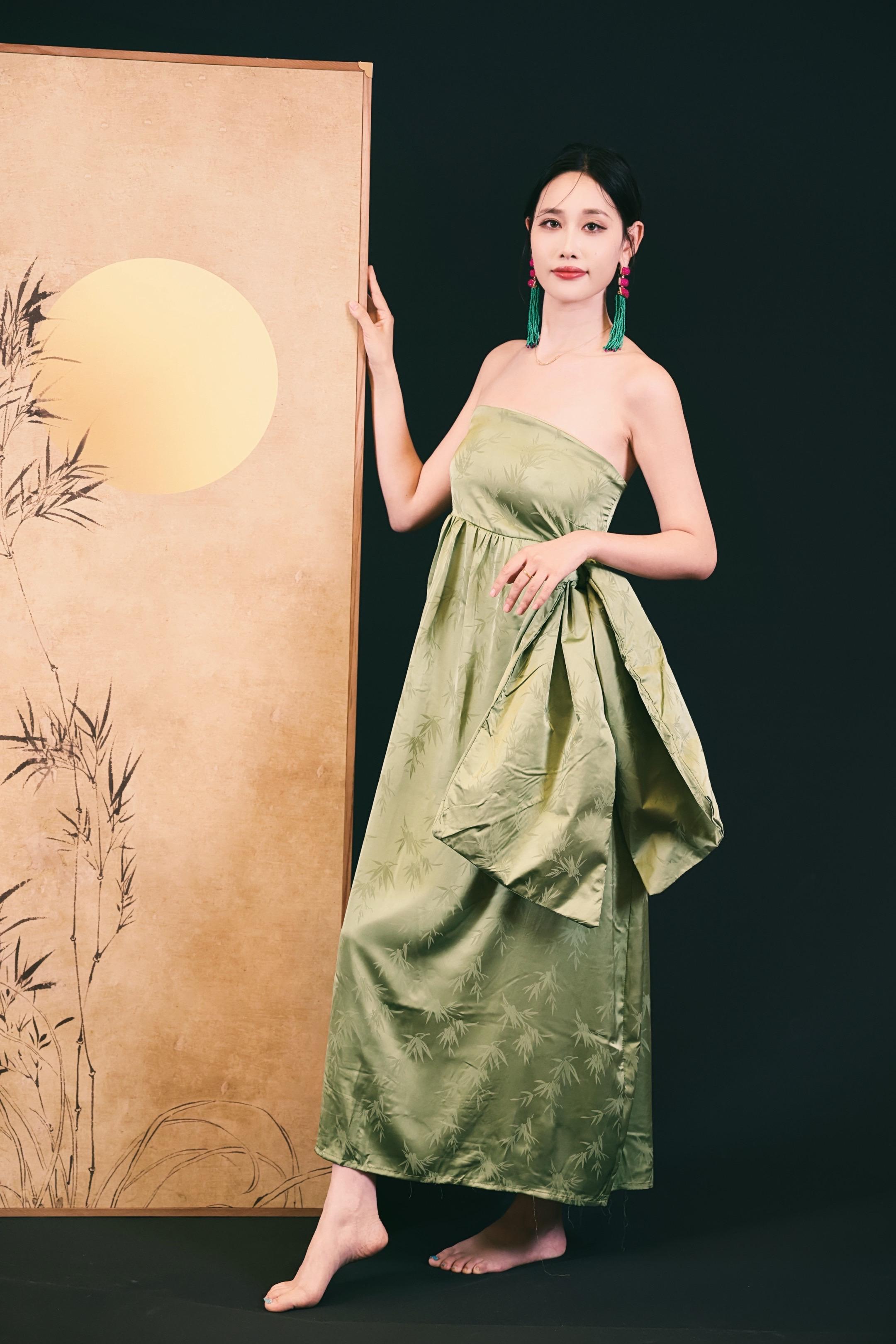 旗袍变装 礼服推荐 高级礼服 平面模特 抖in时装周