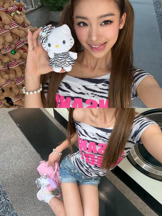 今日kitty同款穿搭