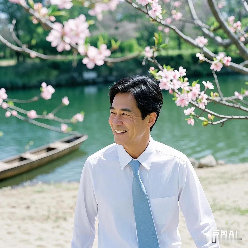 《春阳》
春风悠闲度桃林，
溪水潺潺遇佳人。
山野花簇枝头闹，
牧童竹笛作合声。