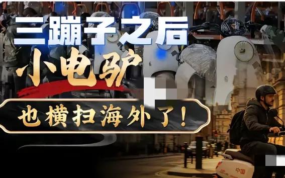 谁能想到继三轮代步车火遍全球之后，咱们日常骑的电动两轮车，现在直接在海外市场杀出