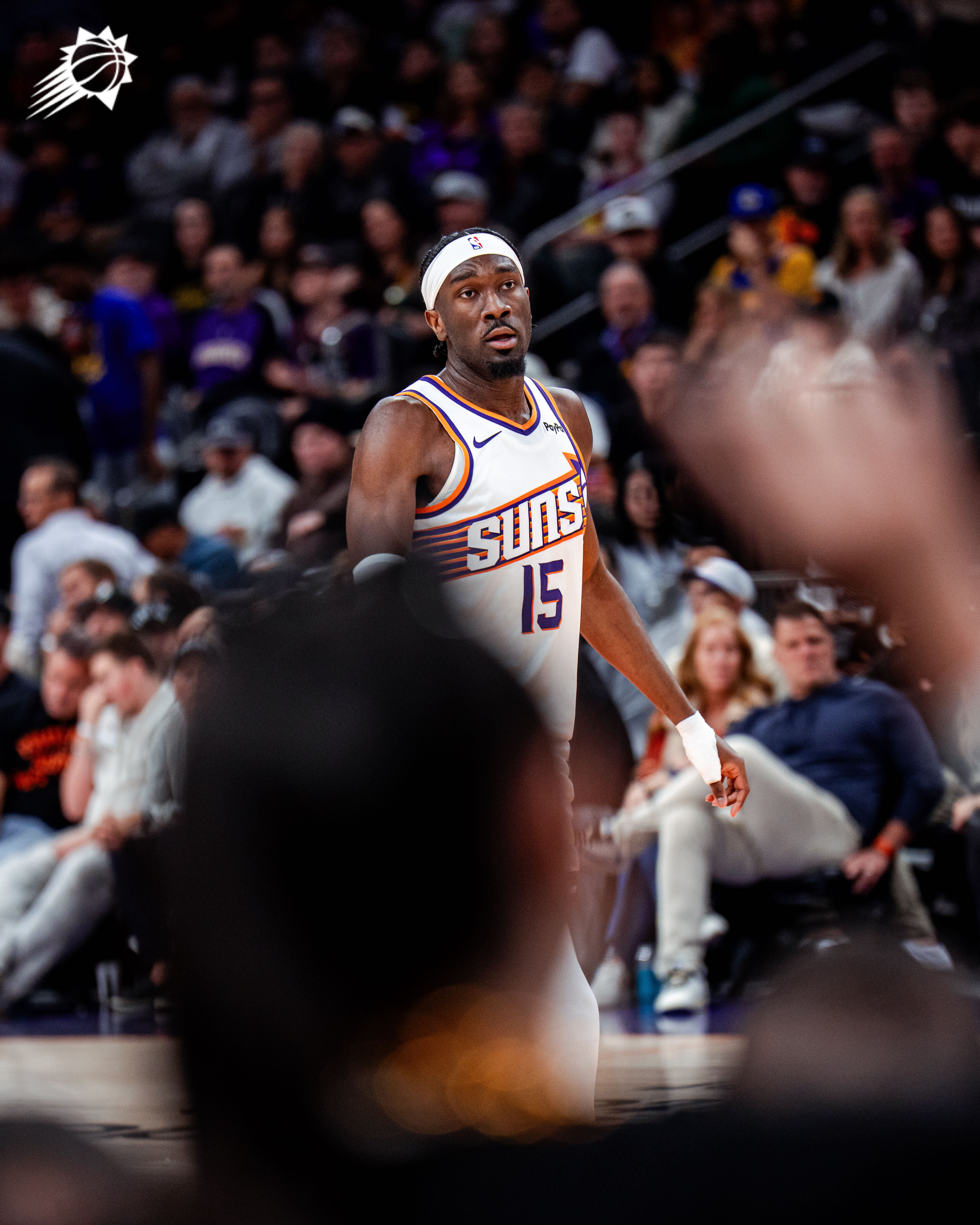 比分反超了！勇士71 - 74太阳！Sun is shining right n