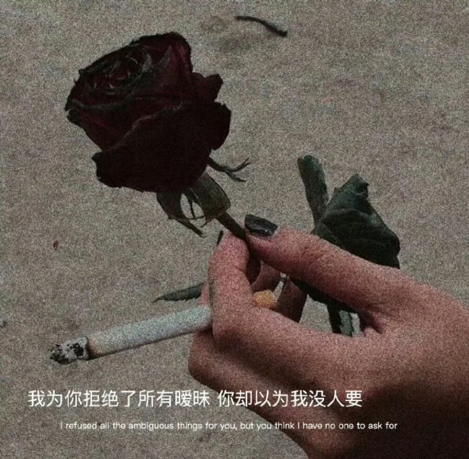 “   你顾及你的家人，   却没有顾及我，   你在意了所有人，   却没在意