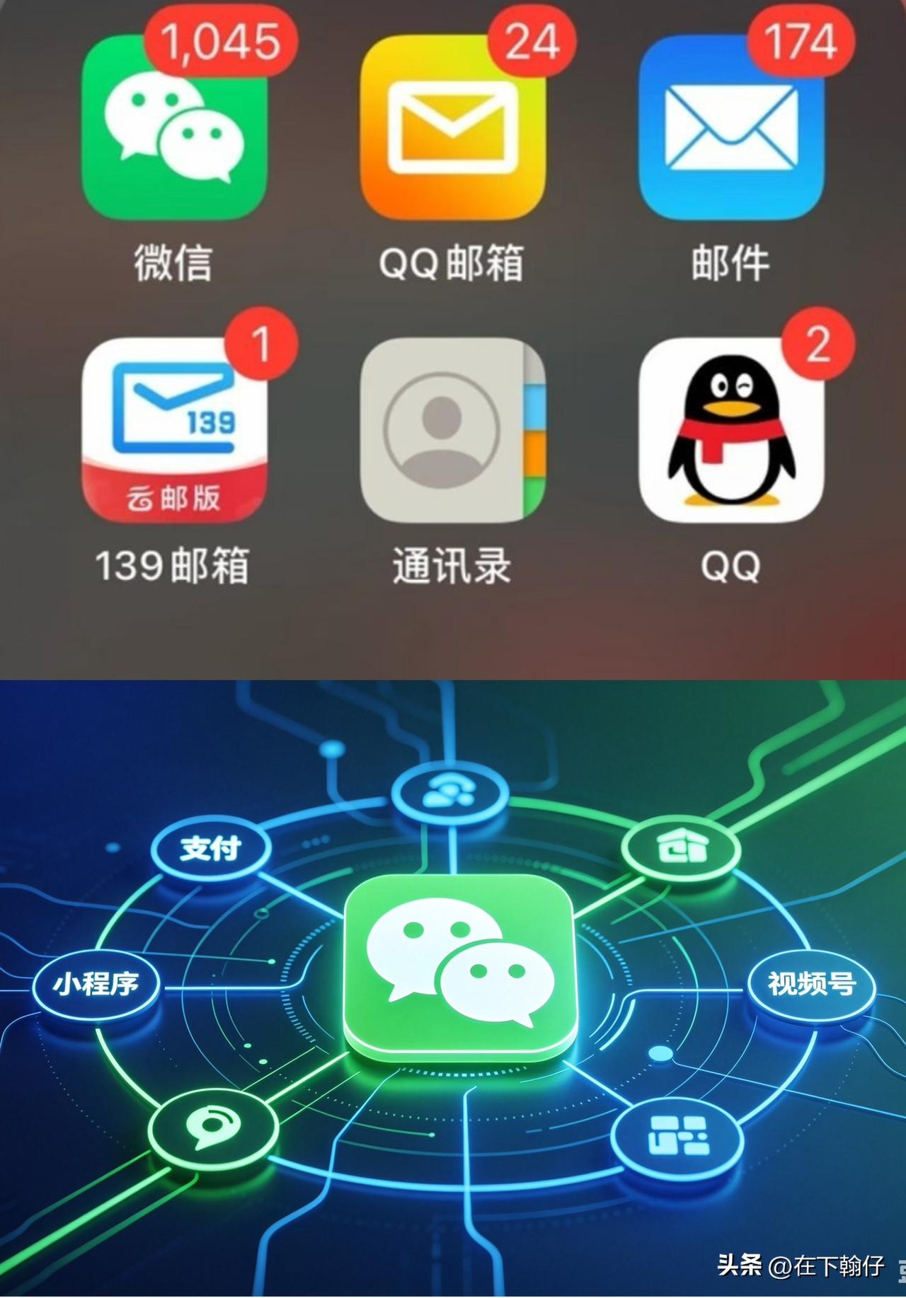 在微信出现之前，短信、QQ、飞信、米聊等通讯工具轮番登场，但如今微信坐拥超14亿