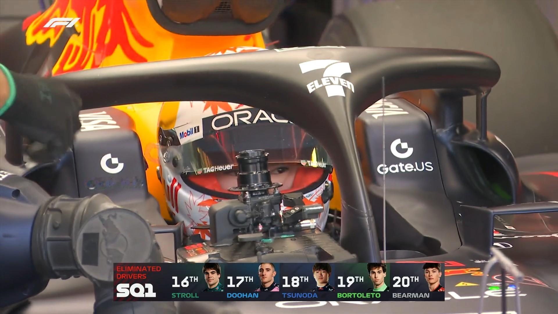 F1 SQ1出局的车手 2025F1迈阿密大奖赛 ​​​