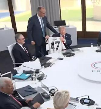 G7峰会现场

G7峰会今年在法国举行，本来大家预测的重点是关税、乌克兰，还有怎