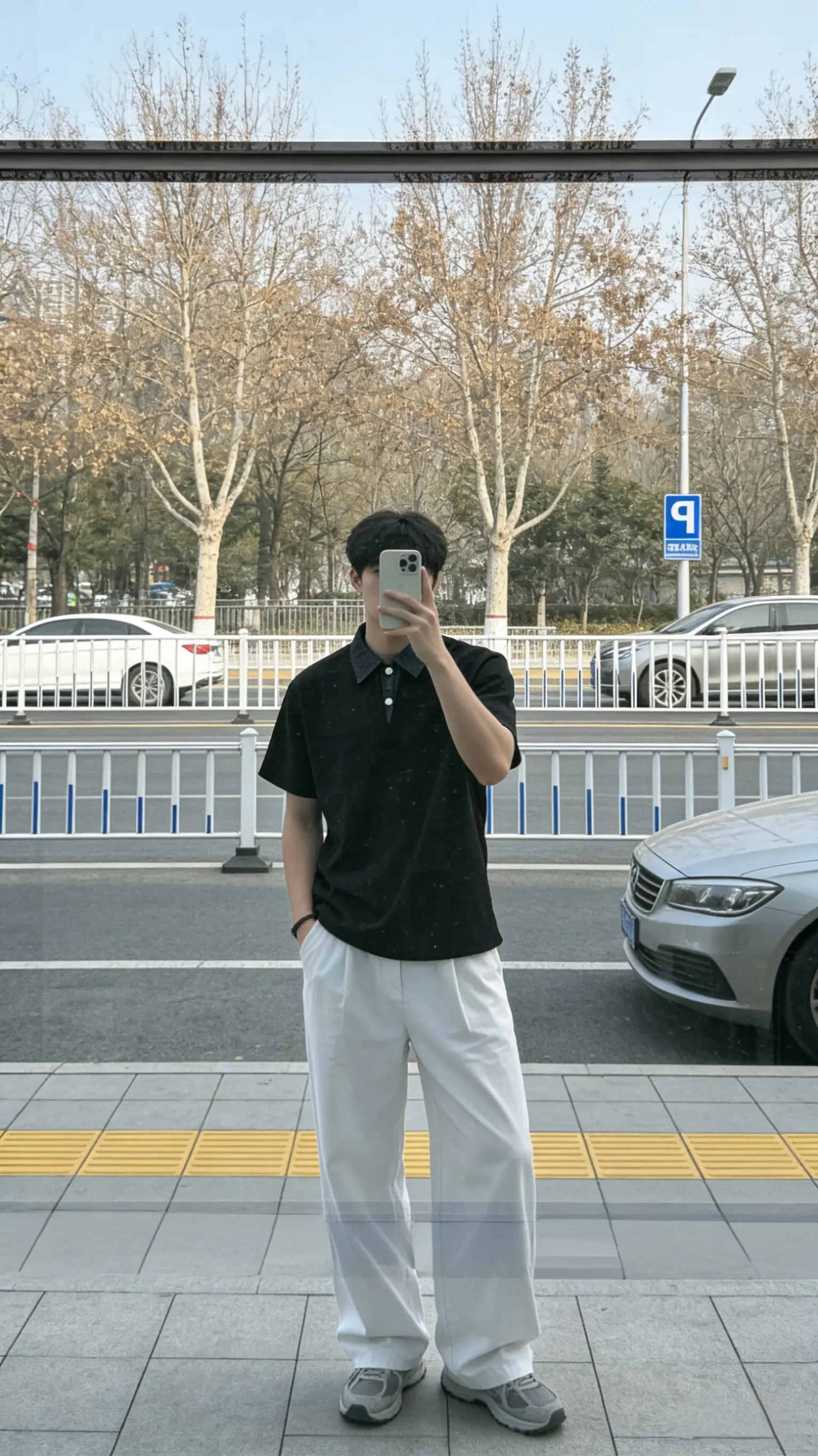 美式休闲男T恤。