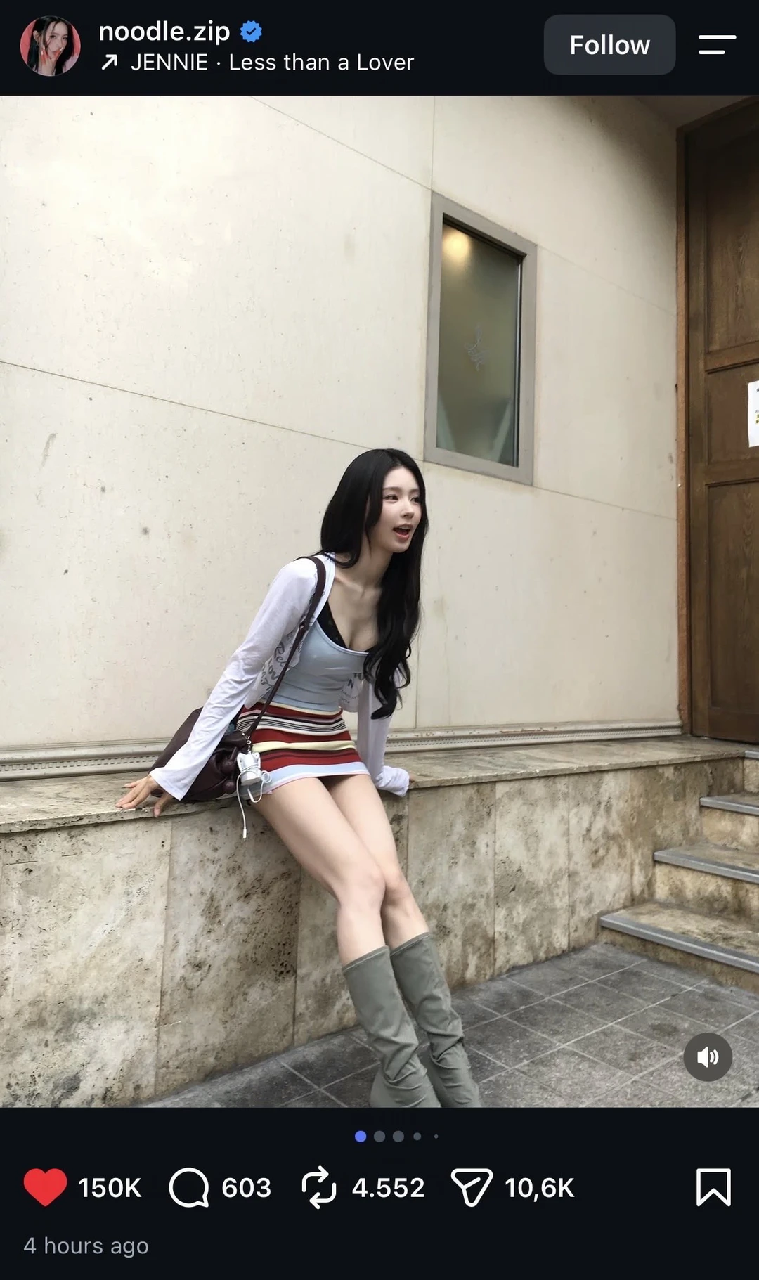 在听JENNIE-Less Than A Lover的明星们🦋