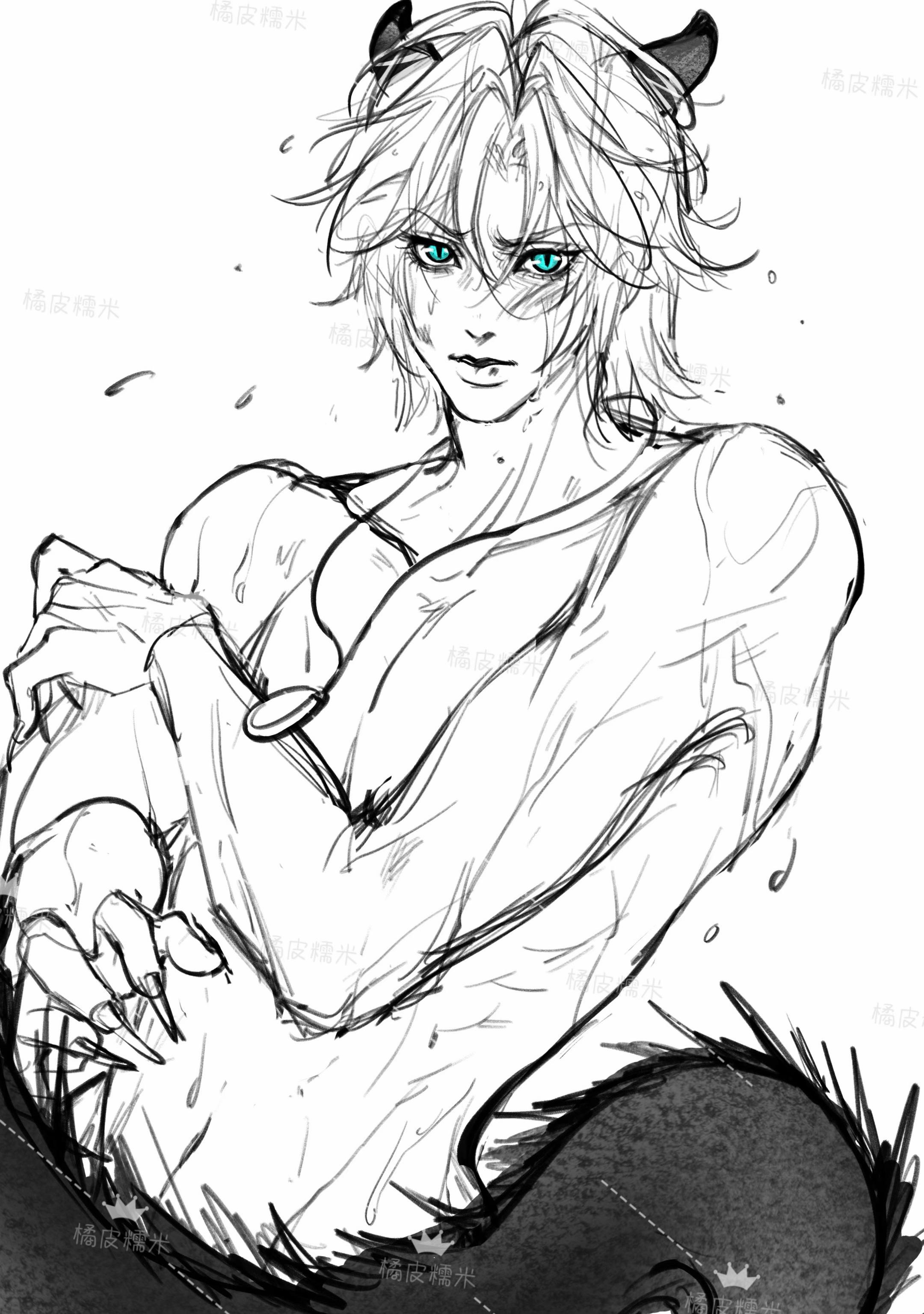 小豹豹别害怕🤤🤤（伸出魔抓）小萨第一次变身，也被云吓得不轻。黑豹本...