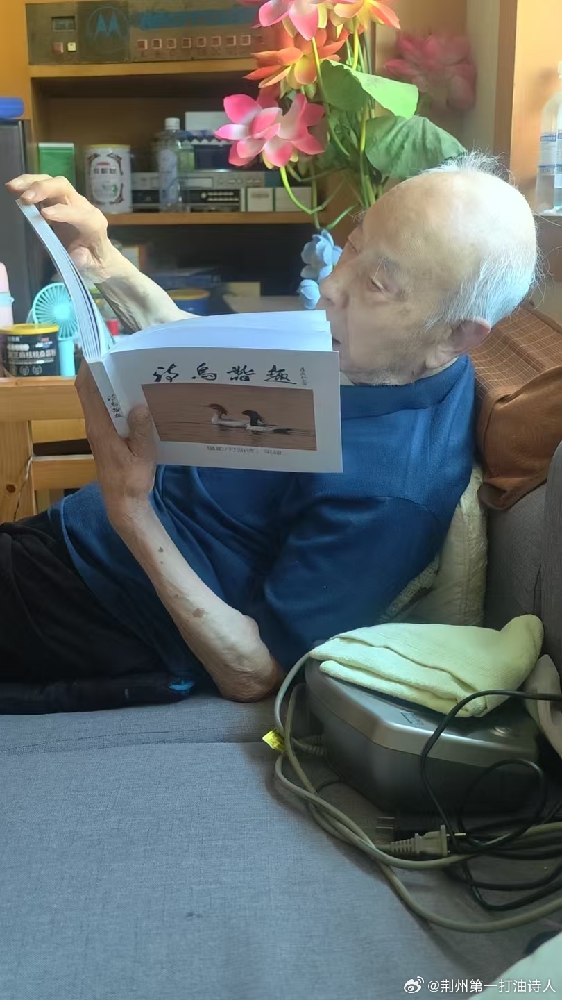 诗鸟谐趣不言休，几年追星期颐六。荆州百策兴文旅，古城宜居夫何求。！       