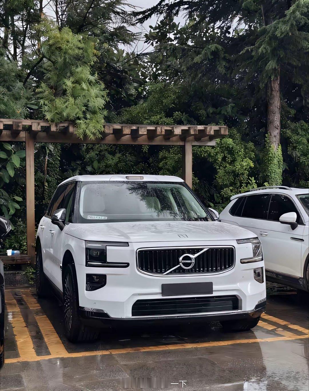 有人给极氪9X换了个沃尔沃的前中网，大家觉得有没有提高身价？