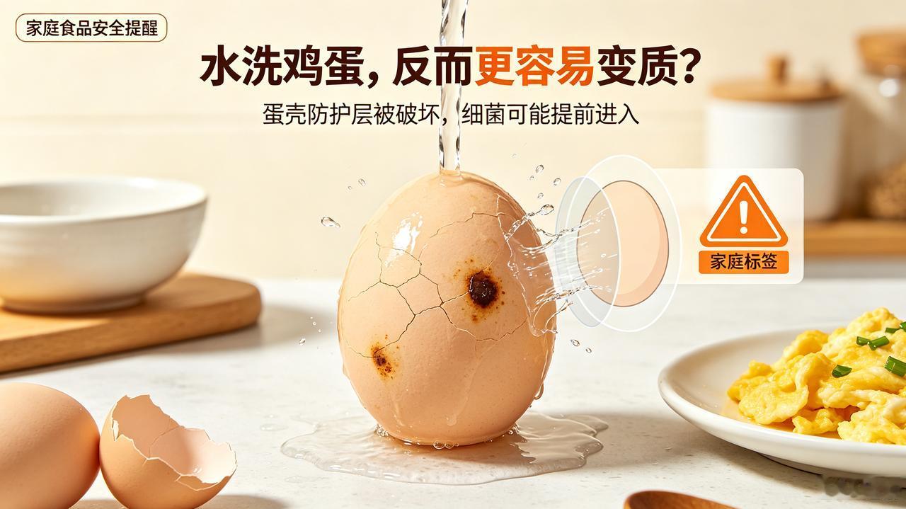 一家三口吃炒鸡蛋集体中毒！很多家庭还在犯：鸡蛋买回来先水洗
7月29日，一家三口