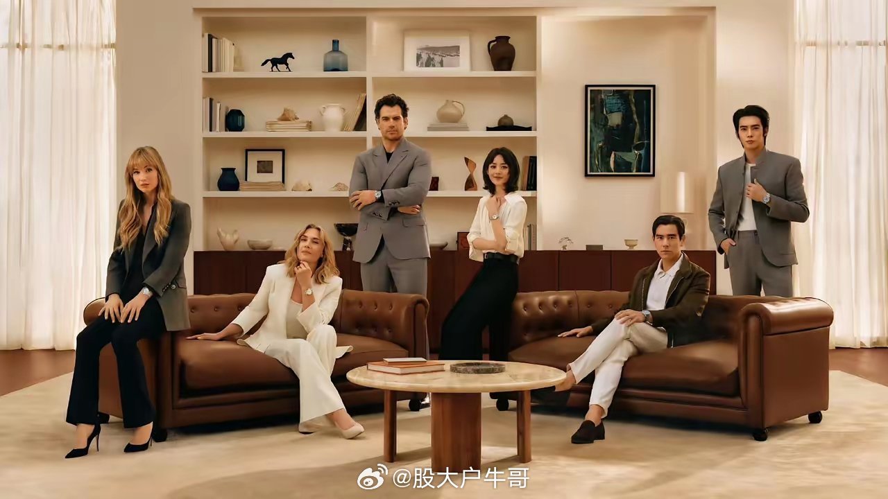 好美的优雅形象大使~漂亮的短发➕亮晶晶的眼神颖宝浪琴全球广待遇🈶好显眼的大C位