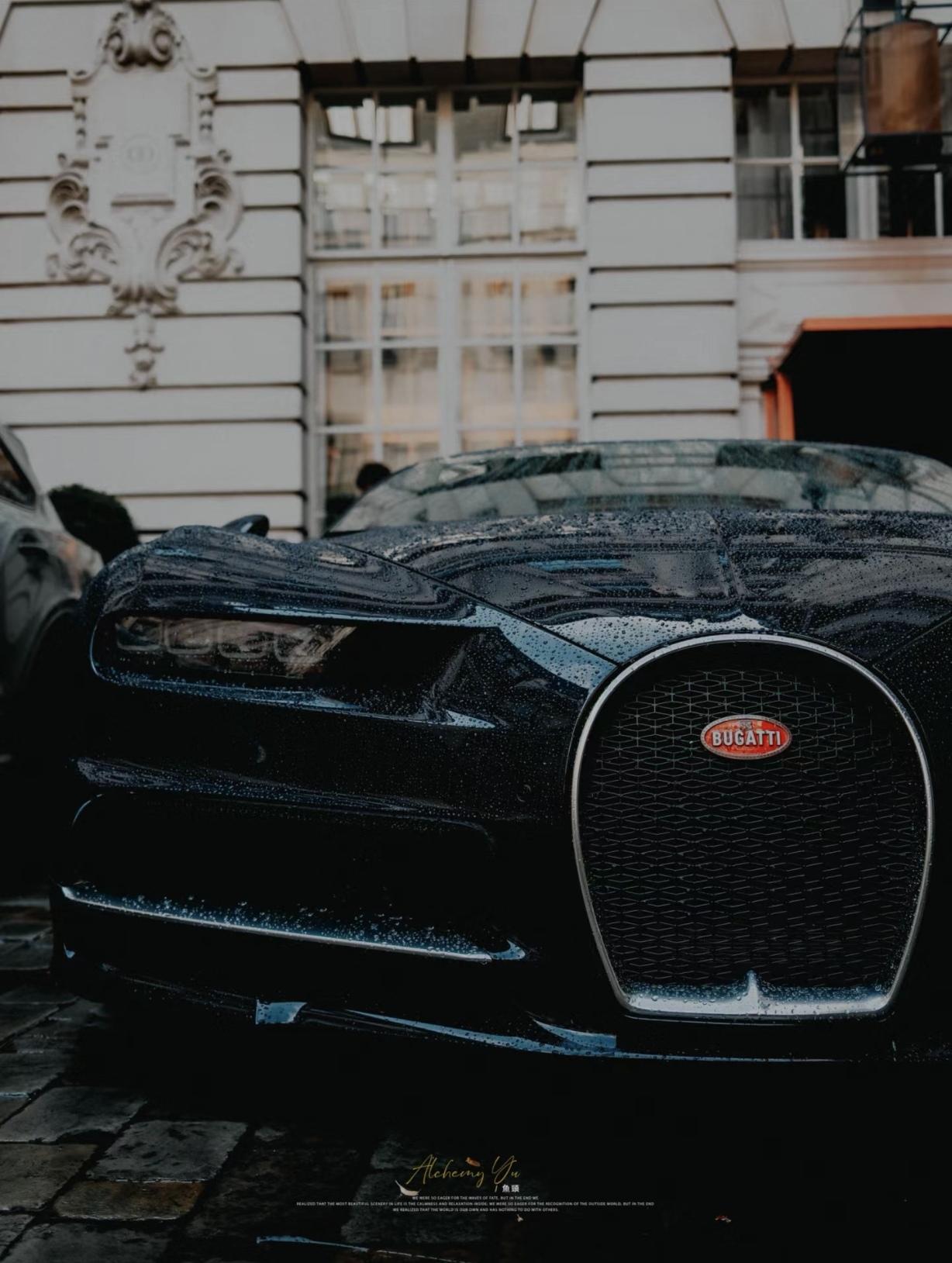 雨中靛龙🐉。🇬🇧伦敦｜Bugatti Chiron Owner...