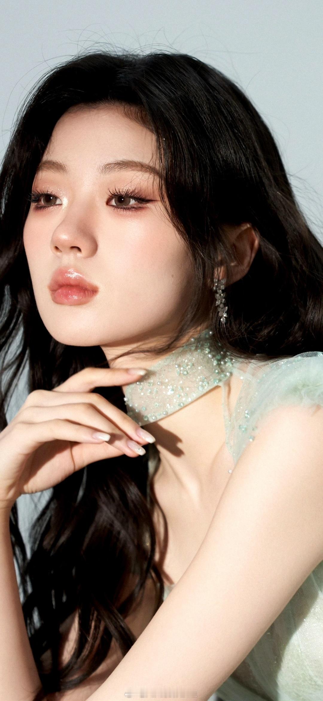 单依纯淡蓝纱裙唯美写真 热图阁公众号 