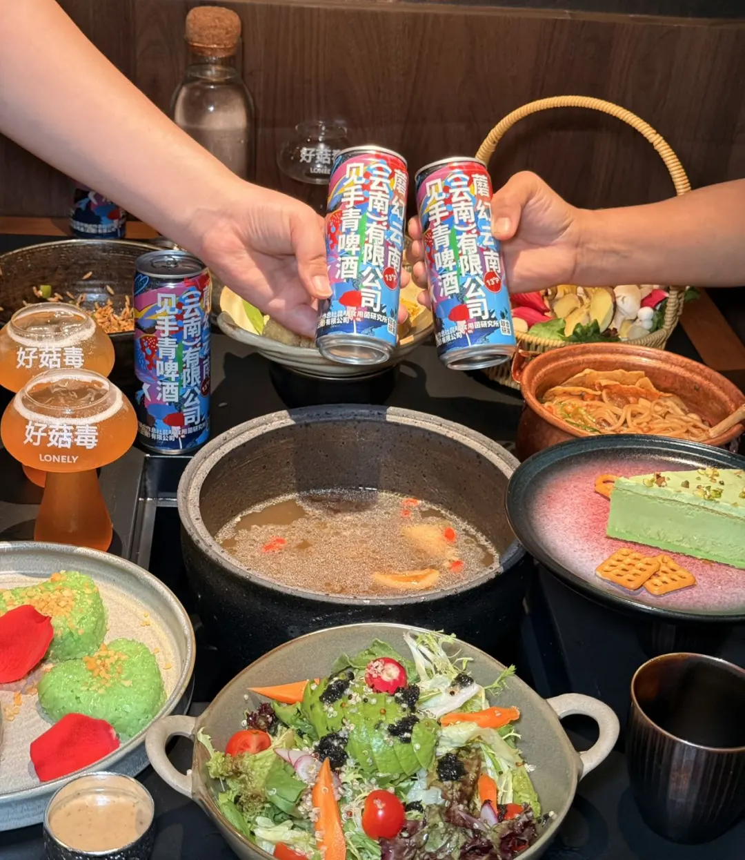 江都万达的“山野食堂”，从云南山野到餐桌