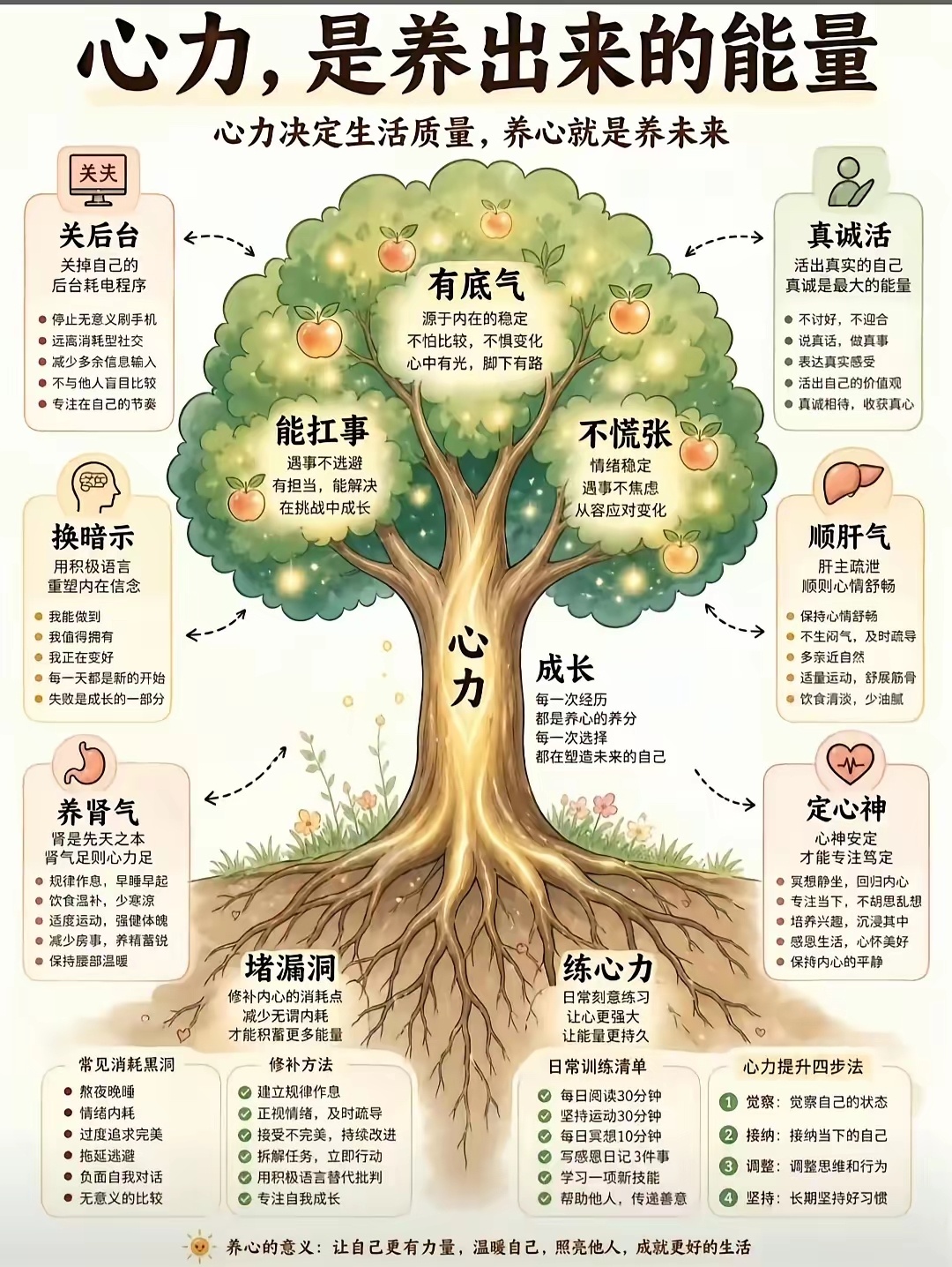 “心力，是养出来的能量。” ​​​