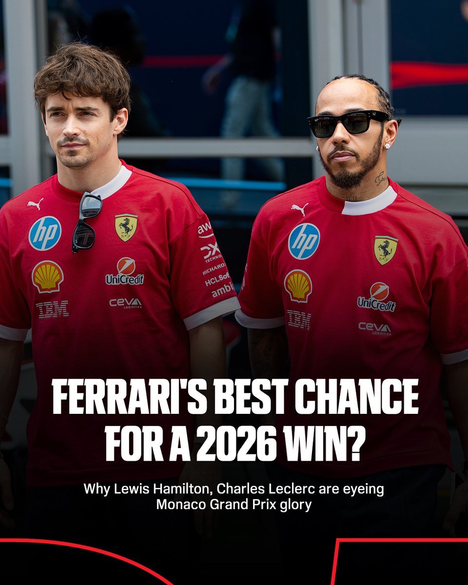 F1 本周末的2026F1摩纳哥大奖赛 应该是法拉利迄今为止能够争夺胜利的最好机