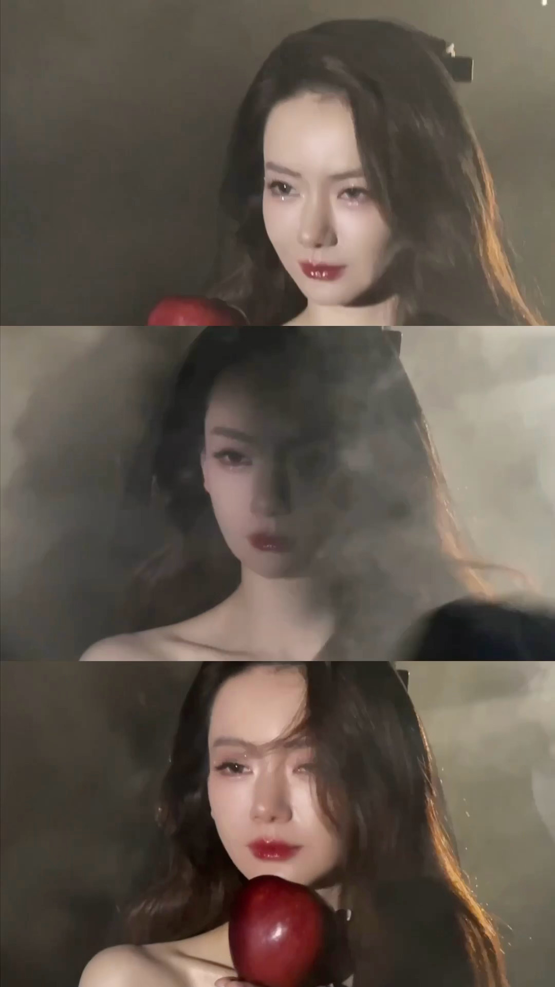 #戚薇白雪公主后妈文学# 戚薇这组暗夜系黑月光大片真是让我眼前一亮！从此白雪公主