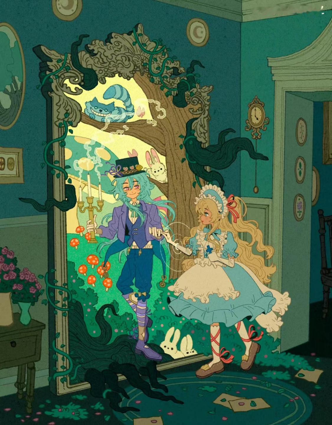 审美提升丨宝藏插画师：helenjeeeee~美式复古童话！她笔下的《小守卫沙赫