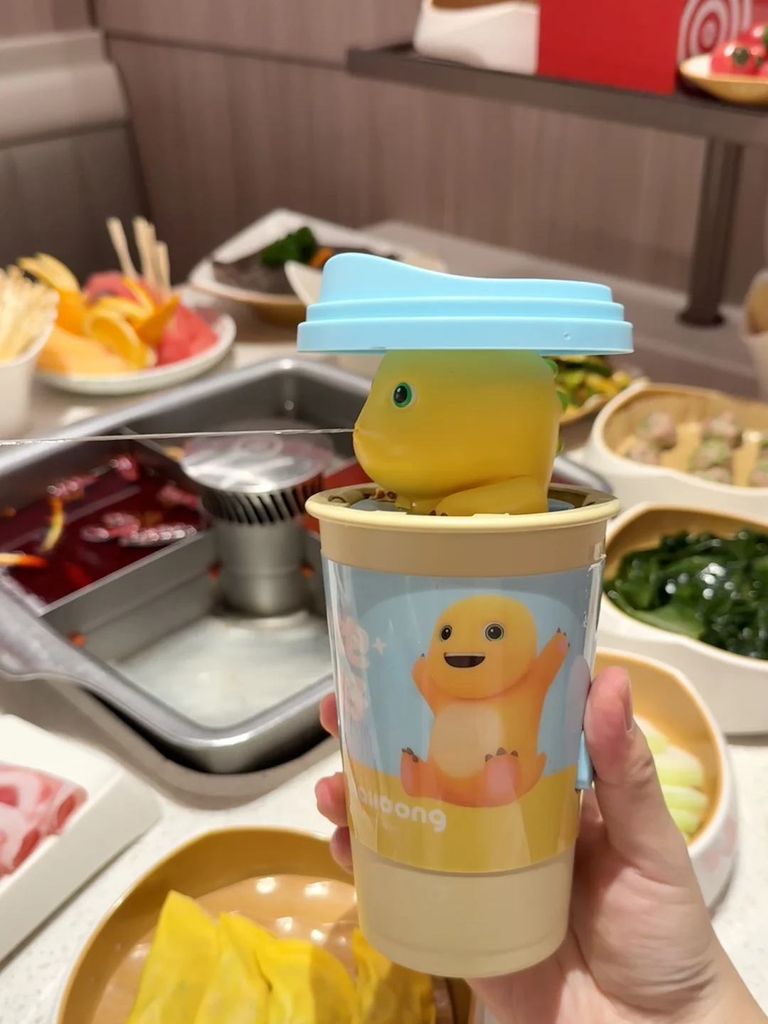 海底捞奶龙联名get 太可爱了好吗
