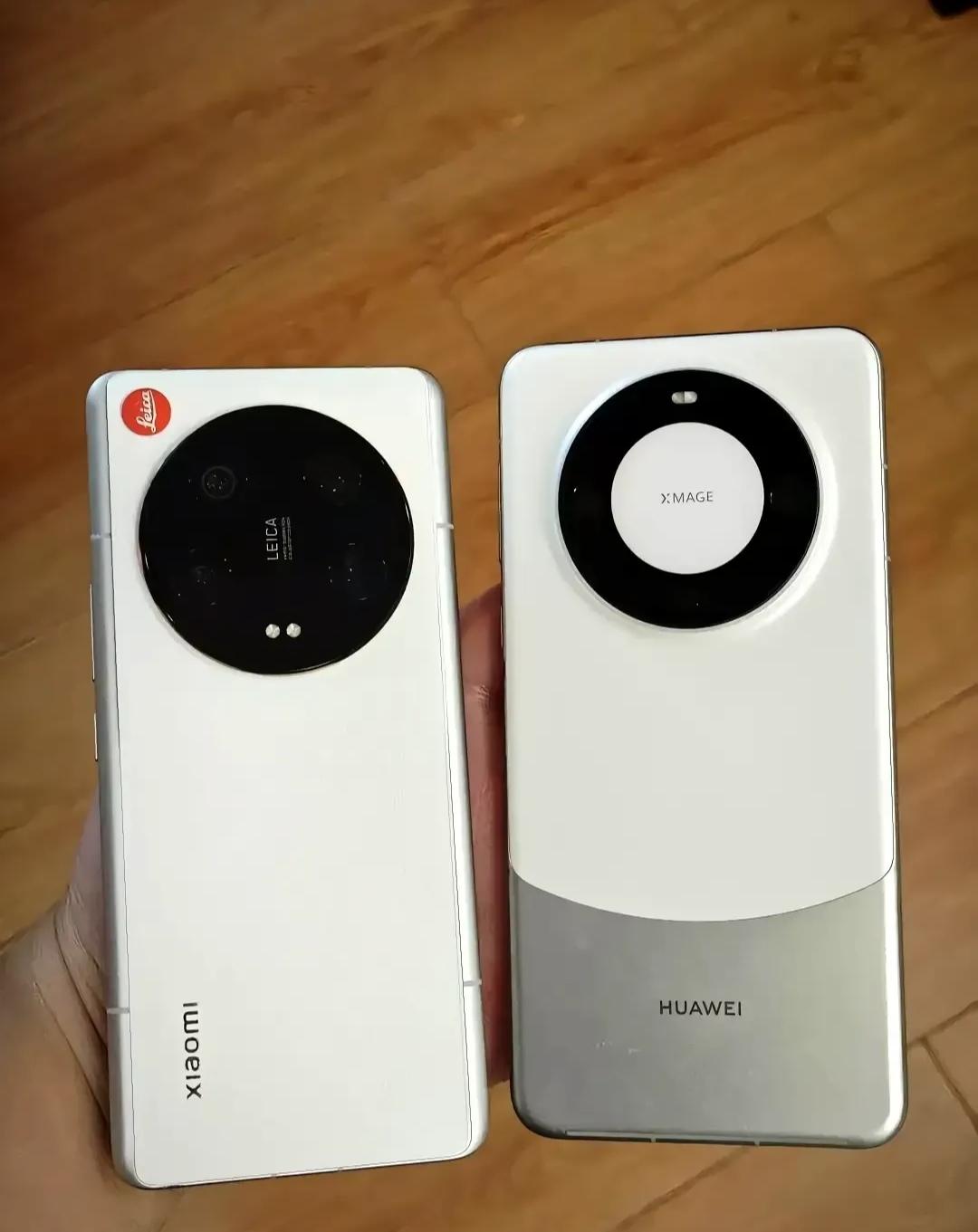 刷了一会头条，就看到好几个博主拿华为mate60Pro和小米13U对比，说什么照