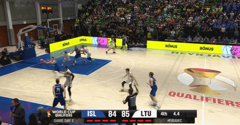 巨大冷门惊天绝杀！欧洲篮球🏀无弱旅世界排名46的冰岛86:85险胜世界排名第九