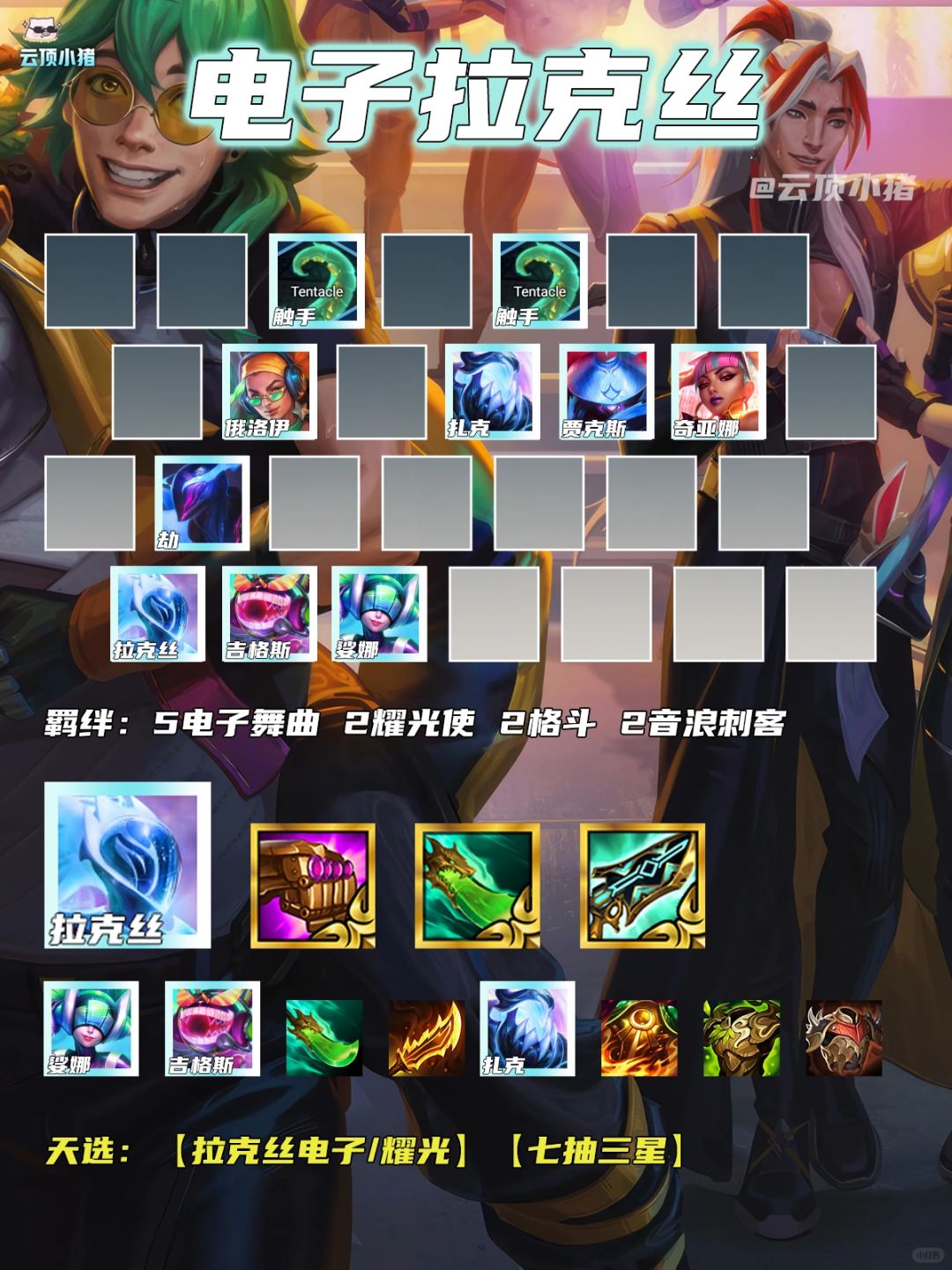 版本冷门推荐！电子拉克丝伤害爆炸！