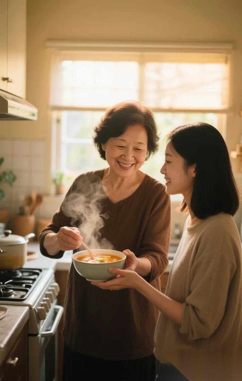 有女儿的，一定要告诉她：找婆婆一定要找注重打扮的，描眉画眼又穿金戴银的。这年头，