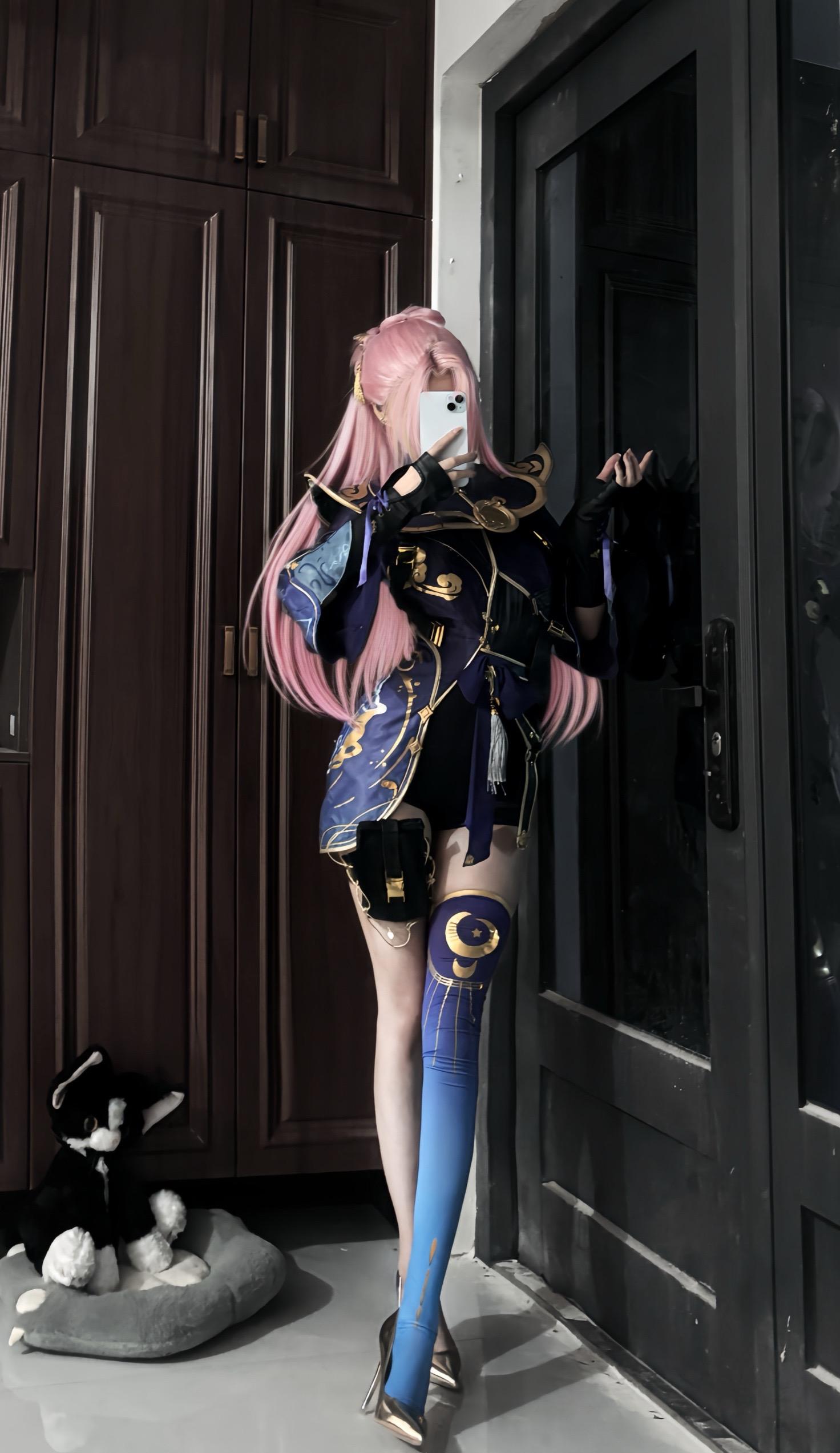 CF手游火线女校长月色悠悠cos圆宵二次元计划