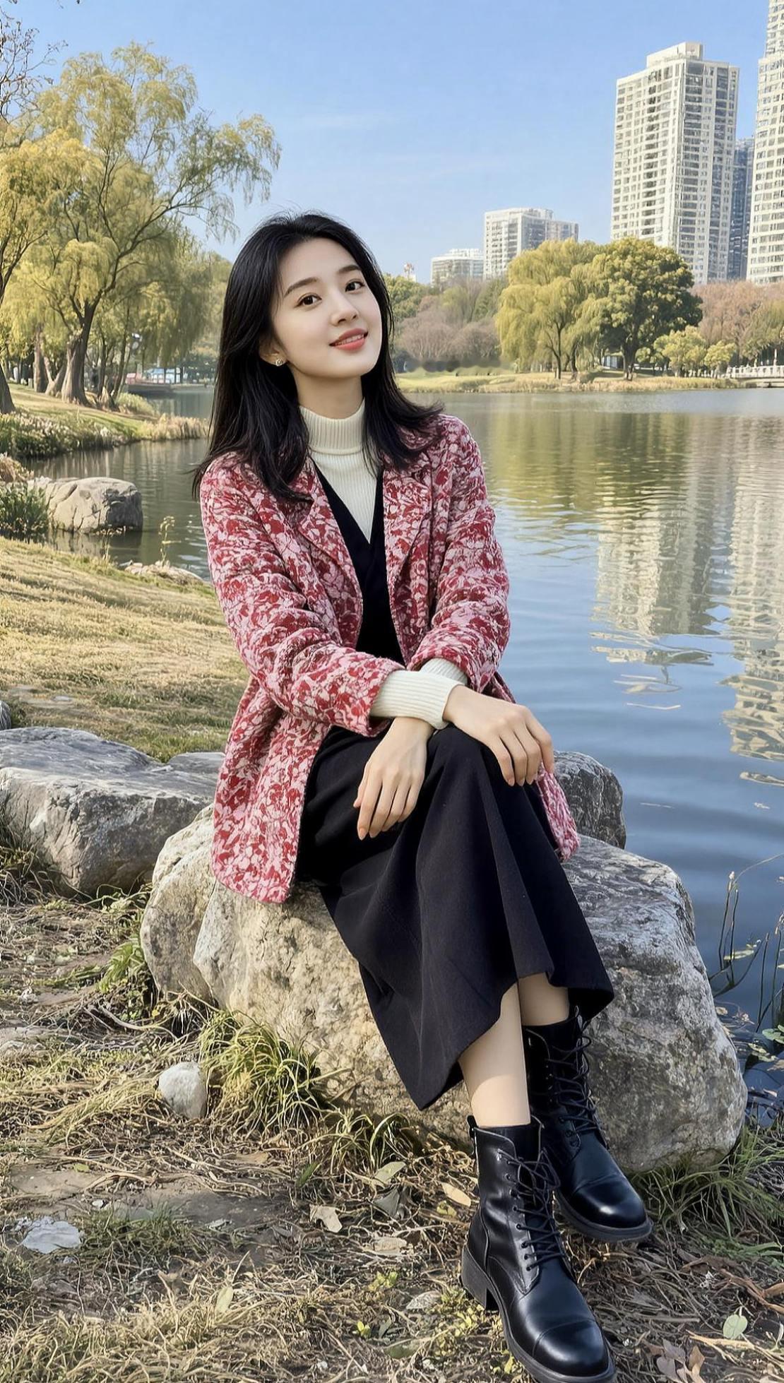 AI简约随拍 抖音ai创作 高颜值美女